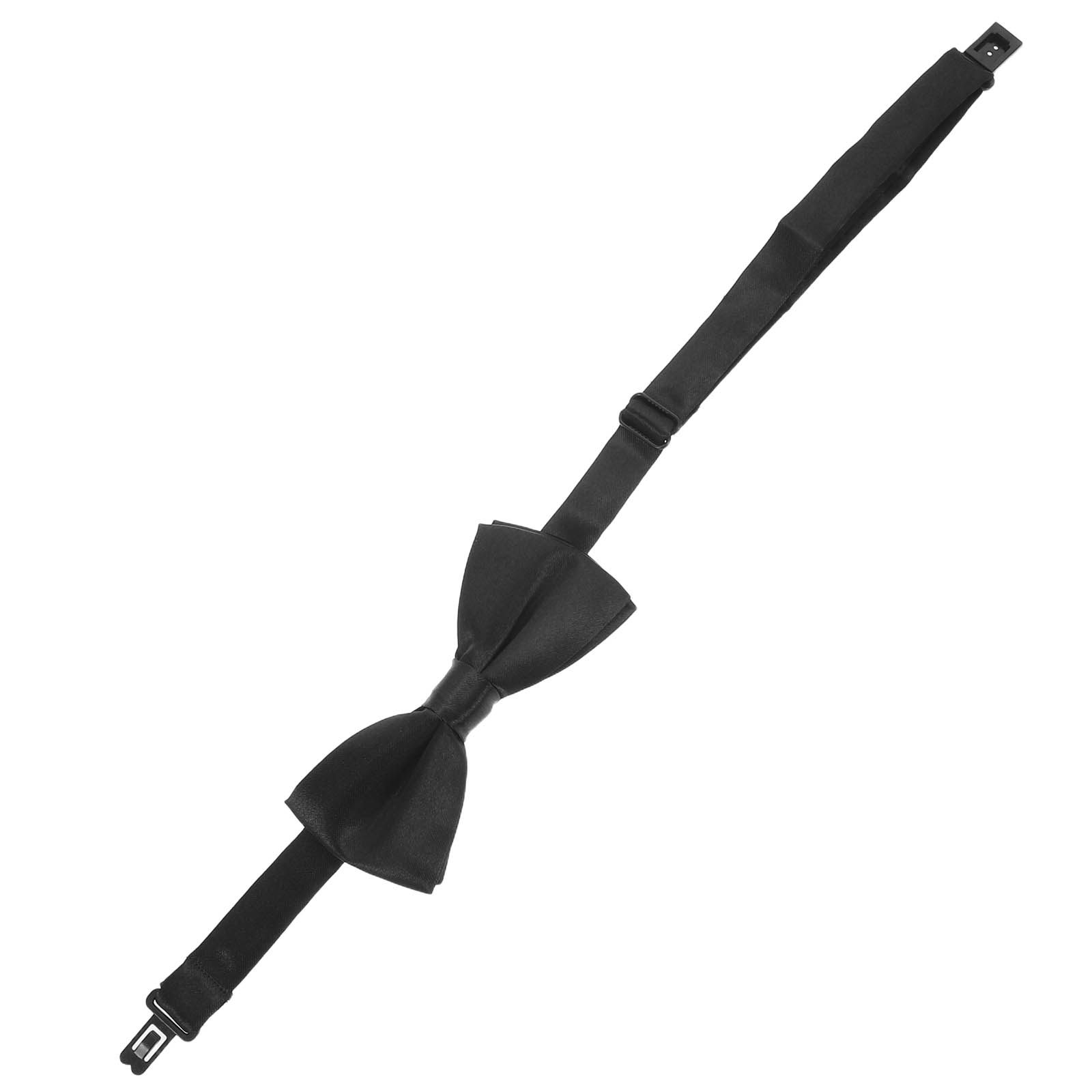 Black Adjustable Kids Bow Tie  - Bow Tie Pre Tied 评论和价格