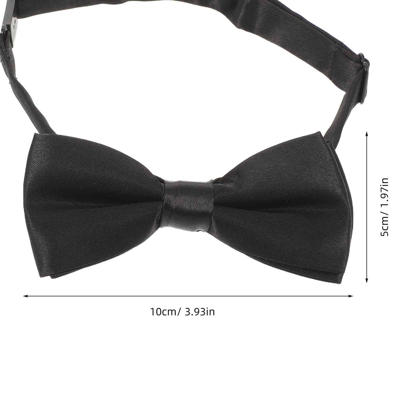 Black Adjustable Kids Bow Tie  - Bow Tie Pre Tied 评论和价格