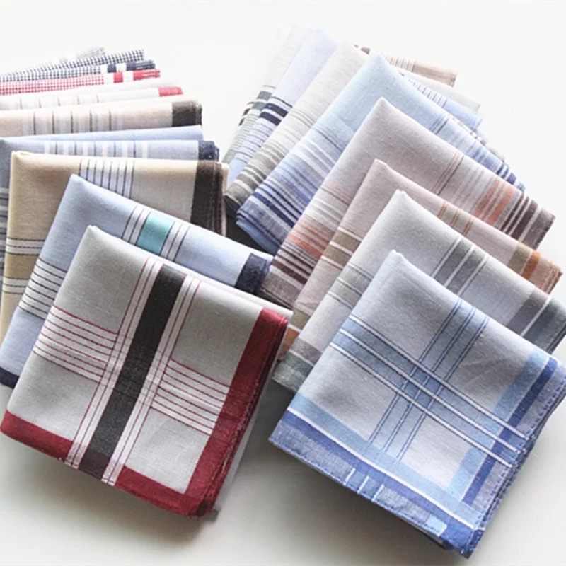 100% Cotton Handkerchief Plaid - Handkerchief Cotton Men 评论和价格