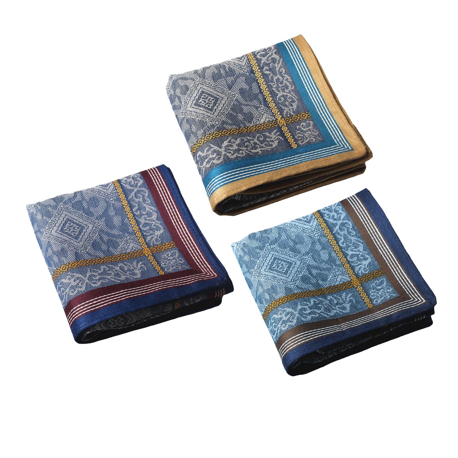 3Pcs Pocket Square Hankies Cot - Handkerchief Cotton Men 评论和价格